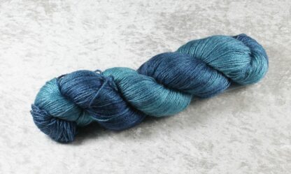Sockenwolle „Silky Socks“ in blaugrün